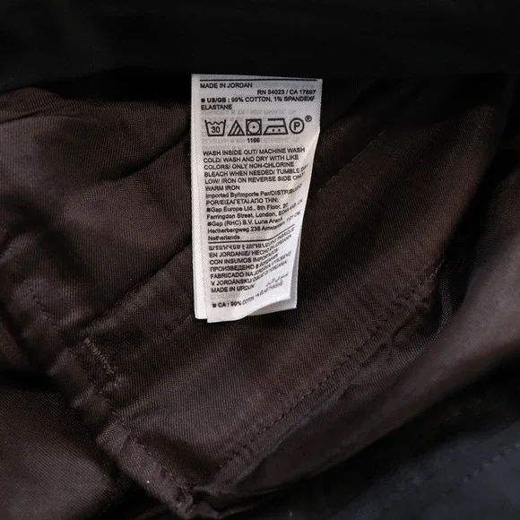 BANANA REPUBLIC Brown Corduroy Wide Leg Trousers 8 Petite - Picture 6 of 11